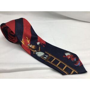 Lavar En Seco Funny Christmas Necktie Reindeer Angry Elf Winter Holiday Novelty